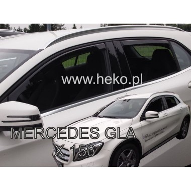 Дефлекторы боковых окон Heko для Mercedes GLA (2013-) бренд – Team HEKO главное фото