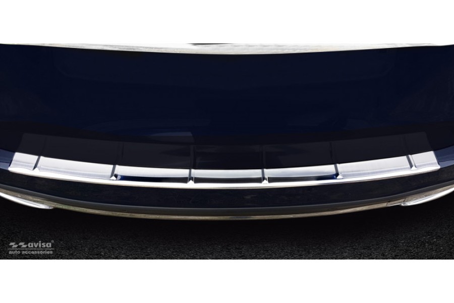 Avisa Protection Seuil Coffre Inox Mercedes GLE II W167 2019+ (incl. 53 AMG Ribs) – Look Sportif Argent