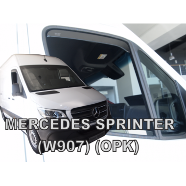 Дефлекторы боковых окон Heko (короткие) для Mercedes Sprinter W907 (2018-) бренд – Team HEKO главное фото