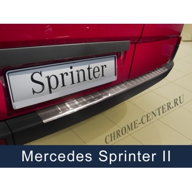 Накладка на задний бампер Mercedes Sprinter W906 (2006-2018) бренд – Avisa главное фото