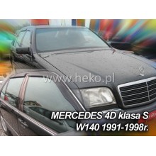 Дефлекторы боковых окон Team Heko для Mercedes S W140 (1991-1998)