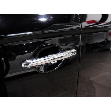 Накладки на дверные ручки, без датчиков (нерж. сталь) Mitsubishi ASX / Outlander бренд – Omtec (Omsaline) главное фото