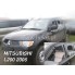 Дефлекторы боковых окон Team Heko для Mitsubishi L200 IV (2006-2016)