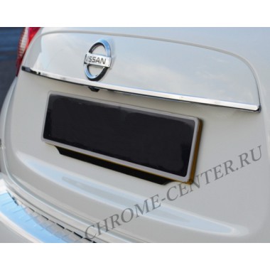 Накладка над номером на крышку багажника Nissan Juke бренд – Omtec (Omsaline) главное фото