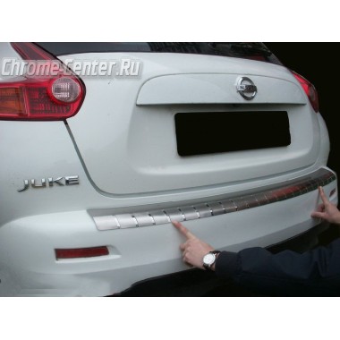 Накладка на бампер Nissan Juke бренд – Alu-Frost (Польша) главное фото