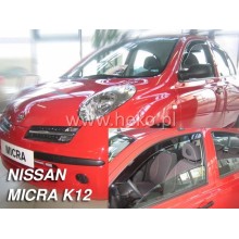 Дефлекторы боковых окон Team Heko для Nissan Micra K-12 (2002-2010)