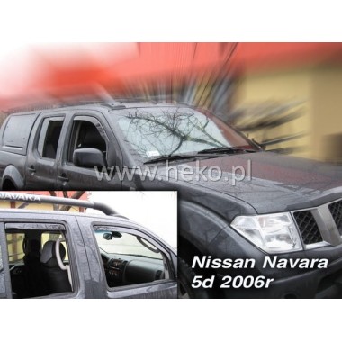 Дефлекторы боковых окон Team Heko для Nissan Navara III (2005-2014) бренд – Team HEKO главное фото