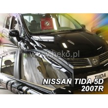 Дефлекторы боковых окон Team Heko для Nissan Tida 5D (2007-)