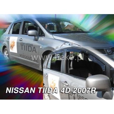 Дефлекторы боковых окон Team Heko для Nissan Tida Sedan (2007-) бренд – Team HEKO главное фото