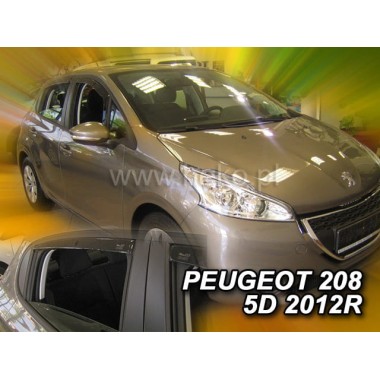 Дефлекторы боковых окон Team Heko для Peugeot 208 I (2012-2019) бренд – Team HEKO главное фото