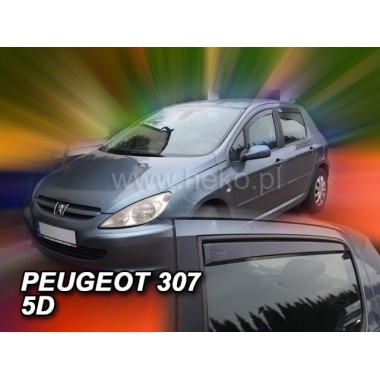 Дефлекторы боковых окон Team Heko для Peugeot 307 (2001-) бренд – Team HEKO главное фото