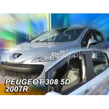 Дефлекторы боковых окон Team Heko для Peugeot 308 I (2008-2013)