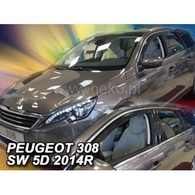 Дефлекторы боковых окон Team Heko для Peugeot 308 II Kombi (2013-) бренд – Team HEKO главное фото