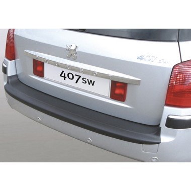 Накладка на задний бампер Peugeot 407 SW (-2009) бренд – RGM главное фото