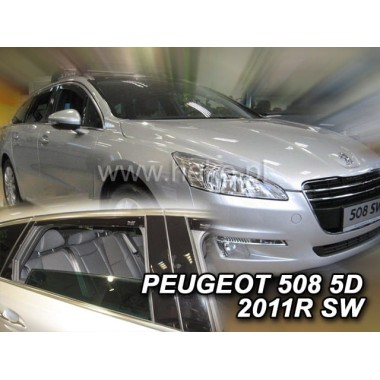 Дефлекторы боковых окон Team Heko для Peugeot 508 (2011-2018) бренд – Team HEKO главное фото