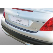 Накладка на задний бампер Peugeot 207 CC (2007-)