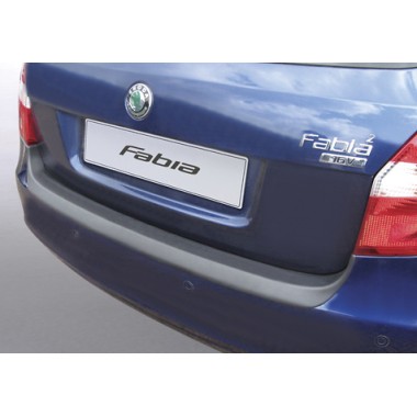Накладка на задний бампер полиуретановая Skoda Fabia II Variant (2007-2010) бренд – RGM главное фото