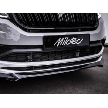 Накладка переднего бампера (Milotec, 973 04) Skoda Kodiaq RS/Sportline 2016-2021