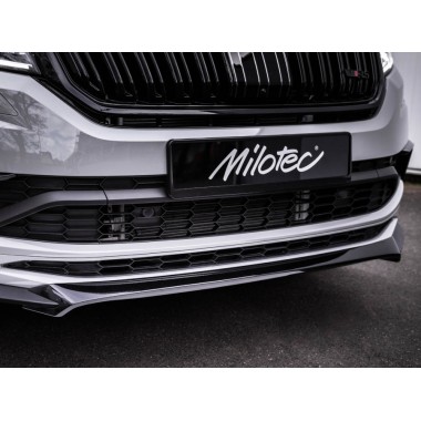 Накладка переднего бампера (Milotec, 973 04) Skoda Kodiaq RS/Sportline 2016-2021 бренд – Milotec главное фото