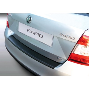 Накладка на задний бампер полиуретановая Skoda Rapid (2012-) бренд – RGM главное фото