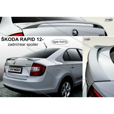 Спойлер крышки багажника Skoda Rapid (2012-) бренд – Stylla (Чехия) главное фото