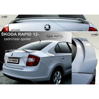 Спойлер крышки багажника Skoda Rapid (2012-) бренд – Stylla (Чехия) главное фото