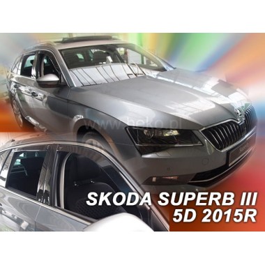 Дефлекторы боковых окон Team Heko для Skoda Superb III Kombi (2015-) бренд – Team HEKO главное фото