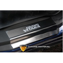 Накладки на пороги Suzuki Grand Vitara 3D/5D (2005-)