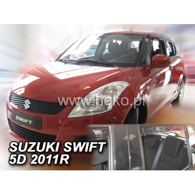 Дефлекторы боковых окон Team Heko для Suzuki Swift III (2010-2017) бренд – Team HEKO главное фото