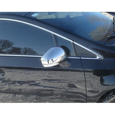 Накладки на зеркала (нерж.сталь) Toyota Avensis (2009-) бренд – Omtec (Omsaline) главное фото
