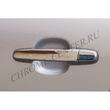 Накладки на ручки дверей (нерж.сталь) Toyota Auris (2007-) бренд – Omtec (Omsaline) главное фото