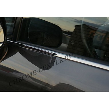 Молдинги на стекла дверей Toyota Corolla (2007-/2011-) бренд – Omtec (Omsaline) главное фото