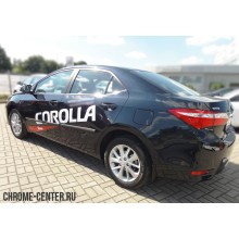 Комплект полиуретановых молдингов на двери Rider F-16/20 Toyota Corolla (2013-)