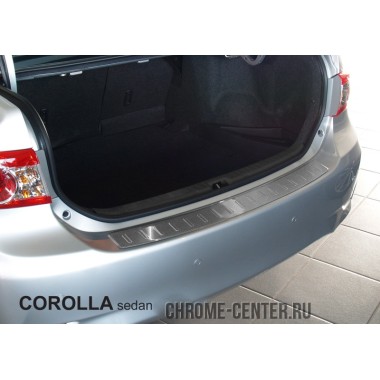 Накладка на задний бампер Toyota Corolla X E15 (2010-2013) бренд – Avisa главное фото