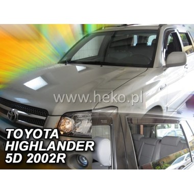 Дефлекторы боковых окон Team Heko для Toyota Highlander (2001-2007) бренд – Team HEKO главное фото