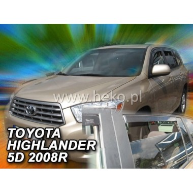 Дефлекторы боковых окон Team Heko для Toyota Highlander (2007-) бренд – Team HEKO главное фото