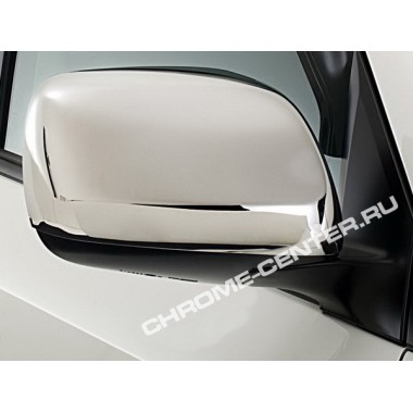 Накладки на зеркала (нерж.сталь) Toyota Land Cruiser V8 200 (2008-) бренд – Omtec (Omsaline) главное фото
