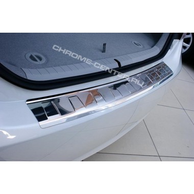 Накладка на задний бампер Toyota Prius 2011- бренд – Croni главное фото