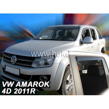 Дефлекторы боковых окон Heko для Volkswagen Amarok (2009-) бренд – Team HEKO главное фото