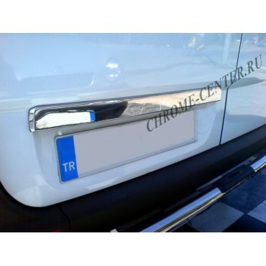Накладка над номером на крышку багажника (нерж.сталь) VW CRAFTER / SPRINTER (2007-) бренд – Omtec (Omsaline) главное фото