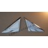 Накладка треугольник (нерж.сталь, 2 шт) VW CRAFTER / SPRINTER (2007-) бренд – Omtec (Omsaline) дополнительное фото – 1