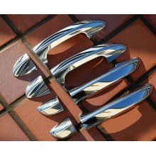 Накладки на дверные ручки (нерж.сталь) VW GOLF 6 (2008-2012)