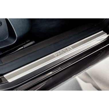 Накладки на пороги (матовая нерж.сталь) VW PASSAT B6/B7 бренд – Croni главное фото