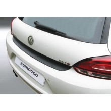 Накладка на задний бампер полиуретановая ABS VW SCIROCCO 3D (2008-)