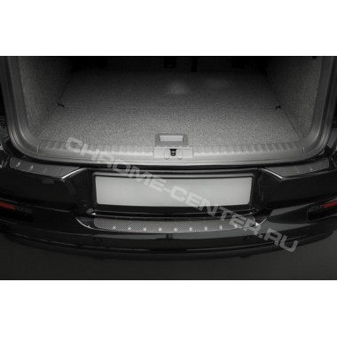 Накладка на задний бампер (carbon) VW Tiguan бренд – Alu-Frost (Польша) главное фото